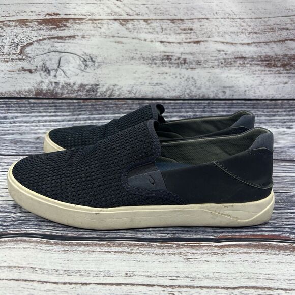 Olukai Lae’ahi Blue Depth Breathable Slip On Loafers Men’s Size 9.5 - Picture 3 of 8